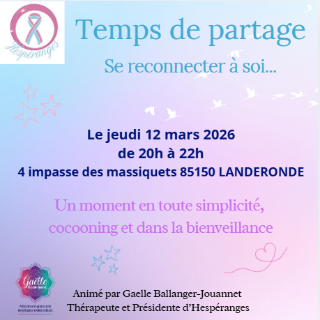 Temps de partage – jeudi 12 mars 2026