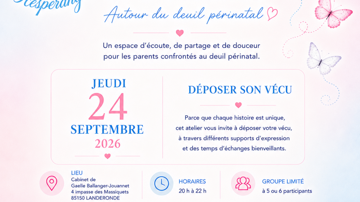 Temps de partage – jeudi 24 septembre 2026