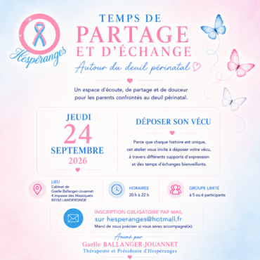 Temps de partage – jeudi 24 septembre 2026