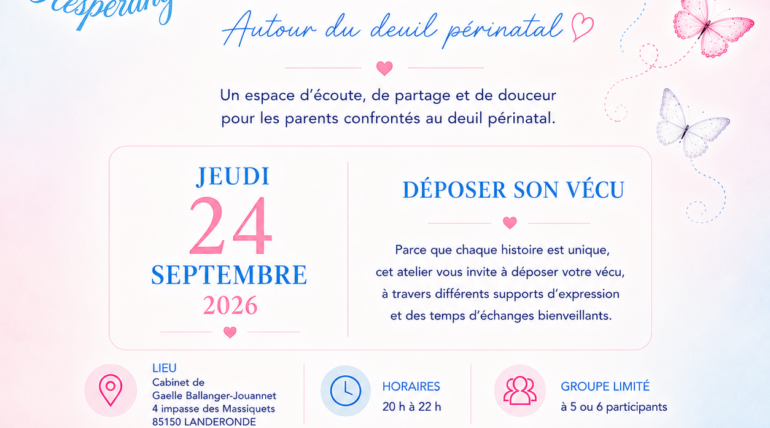 Temps de partage – jeudi 24 septembre 2026